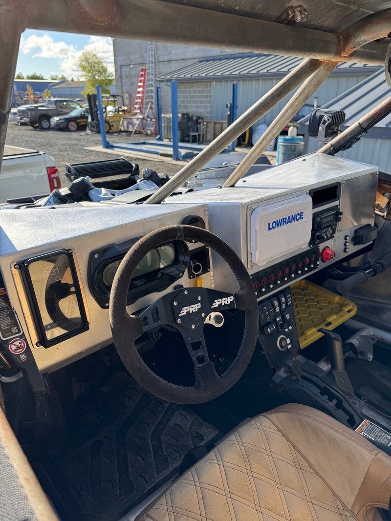 Load image into Gallery viewer, Flush Dash Mount Plate for Lowrance Elite FS9 – 12GA Aluminum
