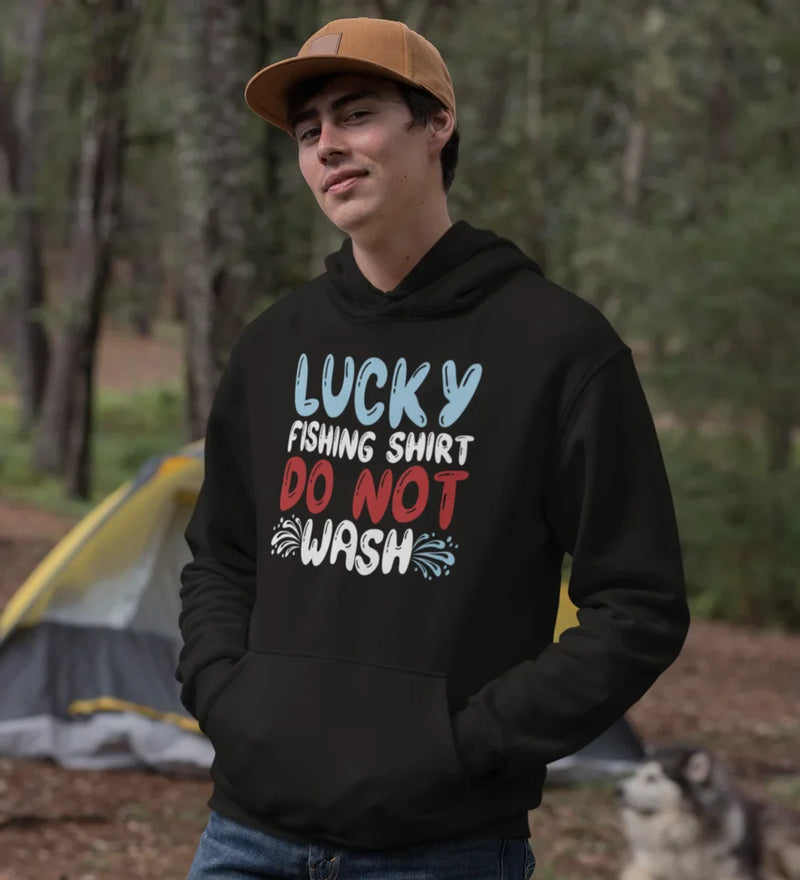 Load image into Gallery viewer, Lucky Fishing Shirt Unisex Hoodie
