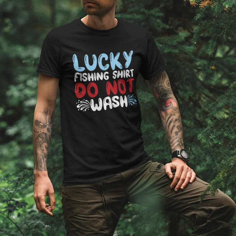 Load image into Gallery viewer, Lucky Fishing Shirt Man T-Shirt
