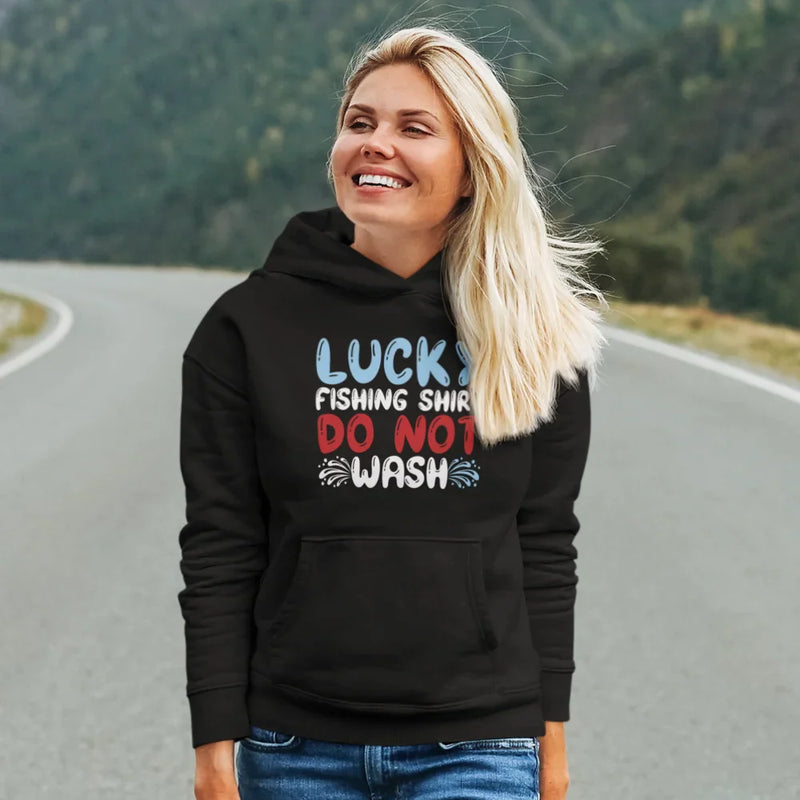 Load image into Gallery viewer, Lucky Fishing Shirt Unisex Hoodie
