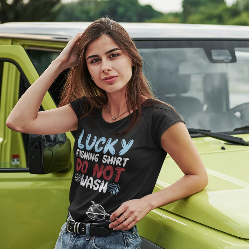 Load image into Gallery viewer, Lucky Fishing Shirt T-Shirt for Women
