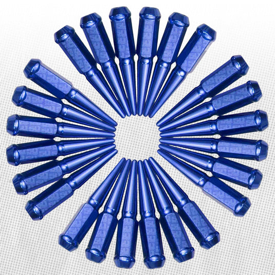 12x1.25mm Extended Spike Lug Nuts - 60 Degree Taper Seat