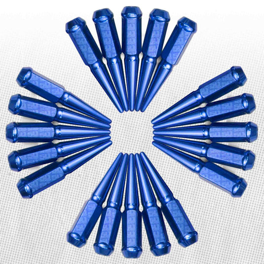 3/8-24 Extended Spike Lug Nuts - 60 Degree Taper Seat
