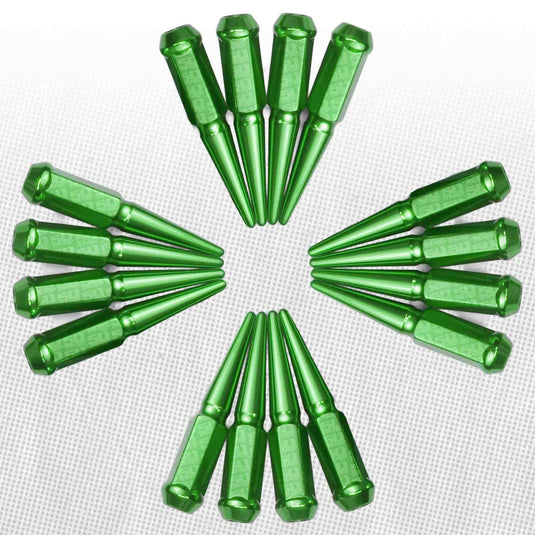 12x1.25mm Extended Spike Lug Nuts - 60 Degree Taper Seat