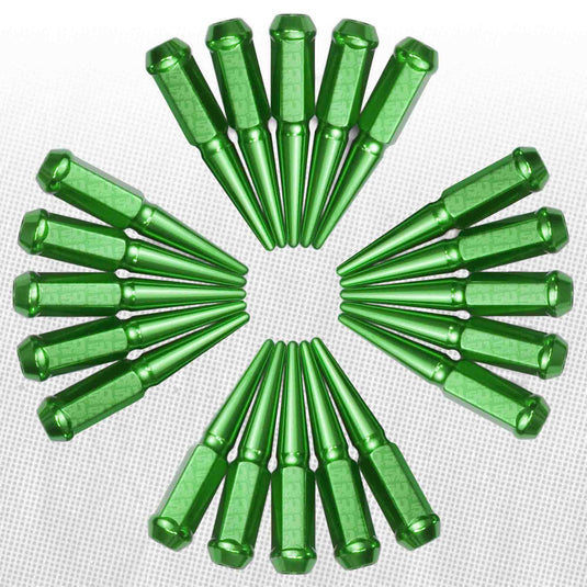 12x1.25mm Extended Spike Lug Nuts - 60 Degree Taper Seat