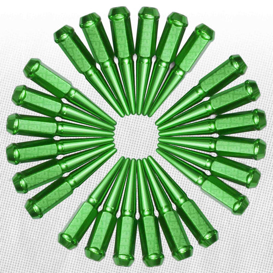 1/2 Inch Extended Spike Lug Nuts - 60 Degree Taper Seat