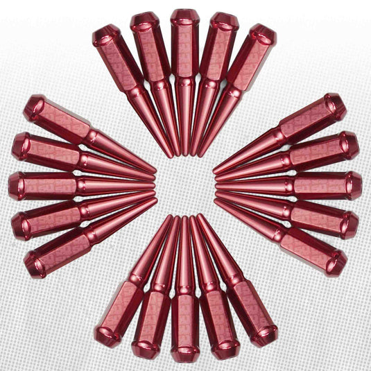 12x1.25mm Extended Spike Lug Nuts - 60 Degree Taper Seat
