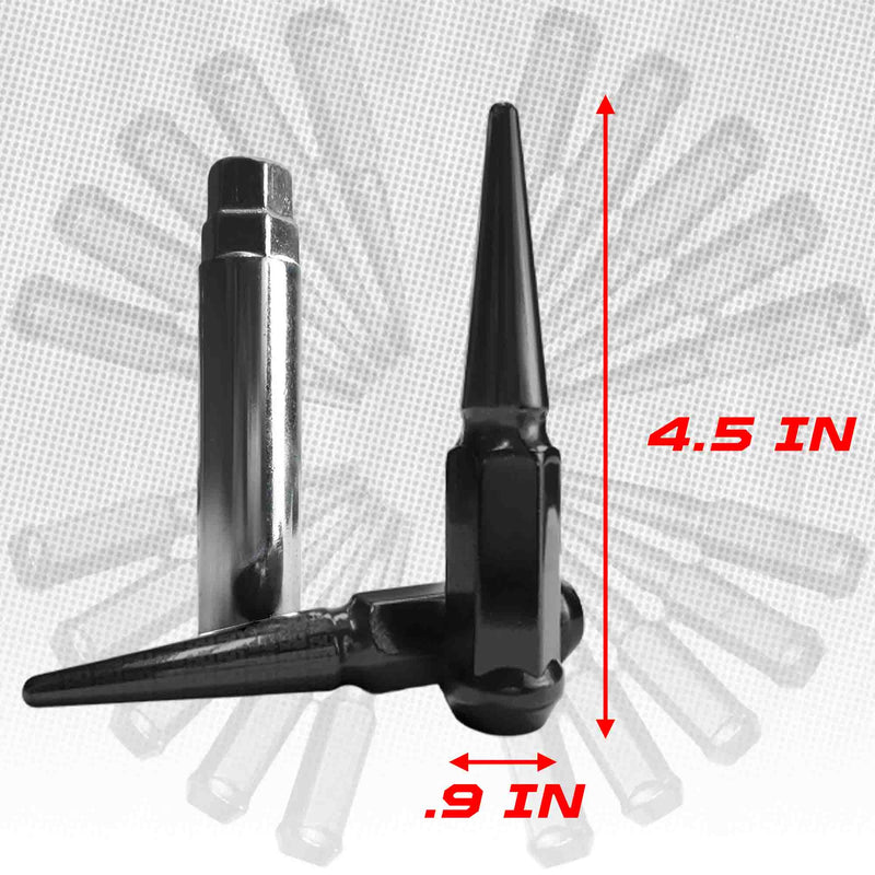 Load image into Gallery viewer, 14x1.5mm Extended Spike Lug Nuts - 60 Degree Taper Seat
