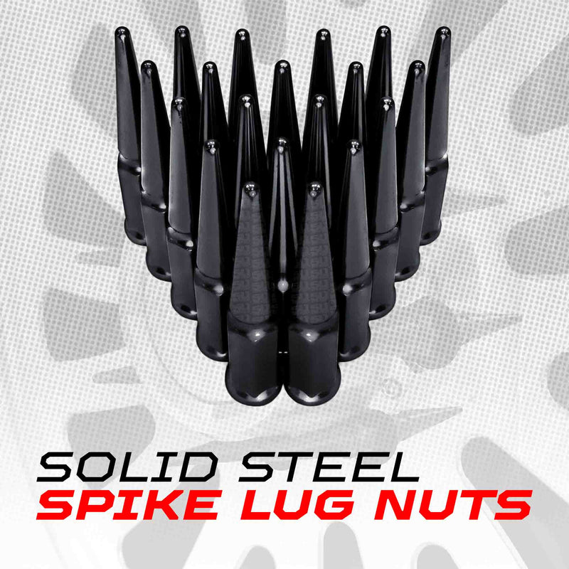 Load image into Gallery viewer, 14x1.5mm Extended Spike Lug Nuts - 60 Degree Taper Seat
