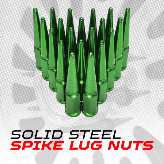 14x2.0mm Extended Spike Lug Nuts - 60 Degree Taper Seat