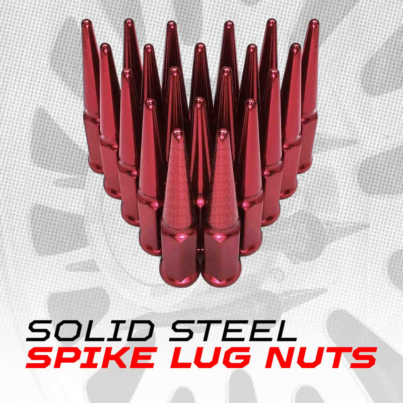 Load image into Gallery viewer, 14x1.5mm Extended Spike Lug Nuts - 60 Degree Taper Seat
