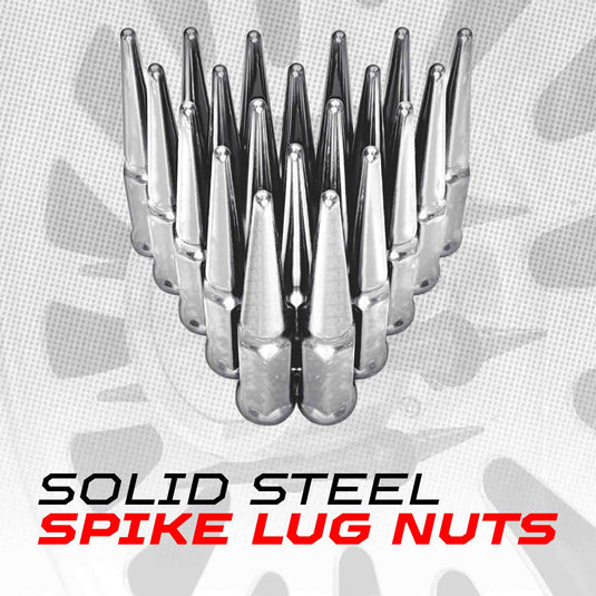 9/16 Extended Spike Lug Nuts - 60 Degree Taper Seat