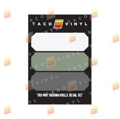 Load image into Gallery viewer, Taco Vinyl Pro Grille Decals
