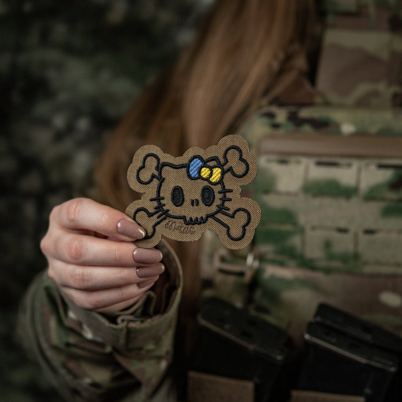 Load image into Gallery viewer, M-Tac Patch Kitty Outline Embroidery
