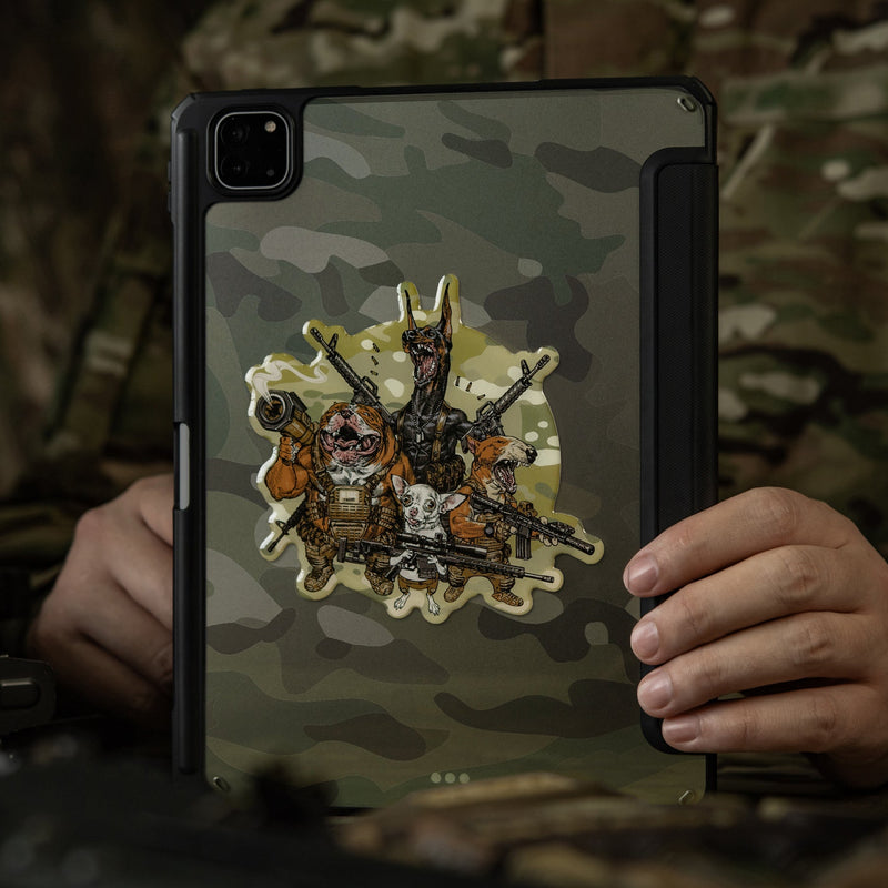 Load image into Gallery viewer, M-Tac Embossed Sticker Rex Team
