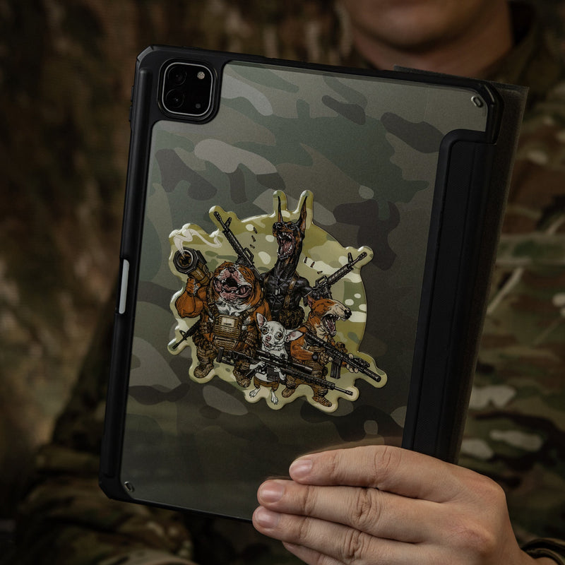 Load image into Gallery viewer, M-Tac Embossed Sticker Rex Team
