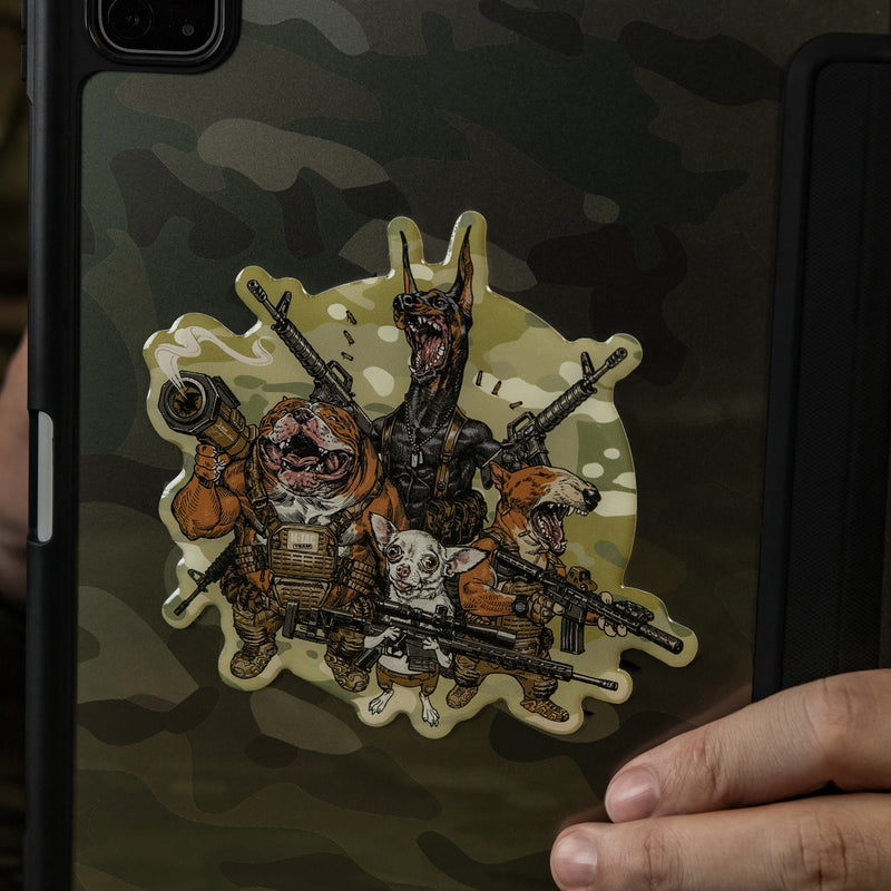 Load image into Gallery viewer, M-Tac Embossed Sticker Rex Team
