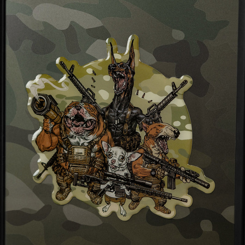 Load image into Gallery viewer, M-Tac Embossed Sticker Rex Team
