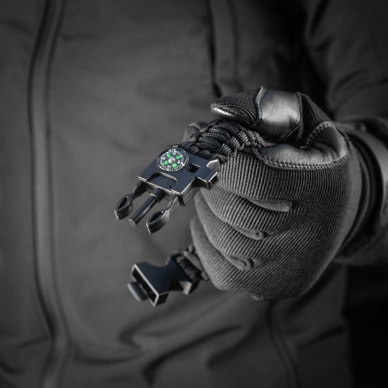 Load image into Gallery viewer, M-Tac Survival Paracord Bracelet with Compass Whistle (Set of 3)
