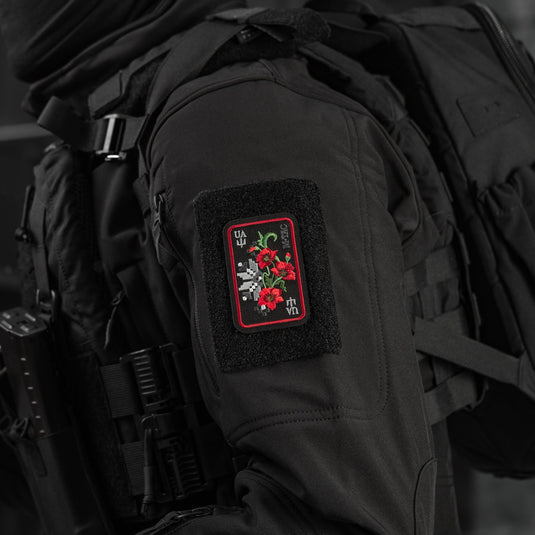 M-Tac Patch Ornament Poppy Embroidery