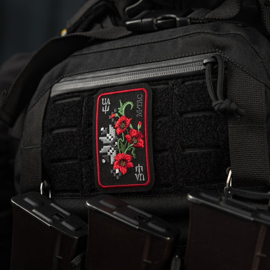 M-Tac Patch Ornament Poppy Embroidery