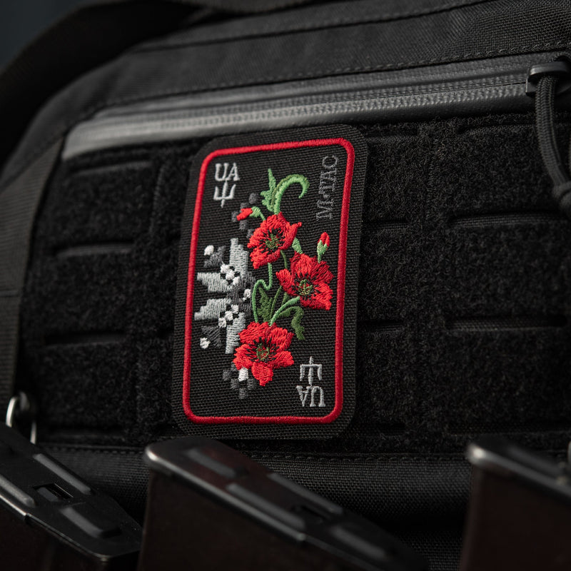 Load image into Gallery viewer, M-Tac Patch Ornament Poppy Embroidery
