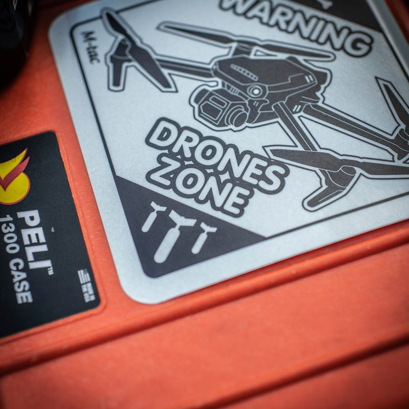 Load image into Gallery viewer, M-Tac Sticker Drones Zone Reflective
