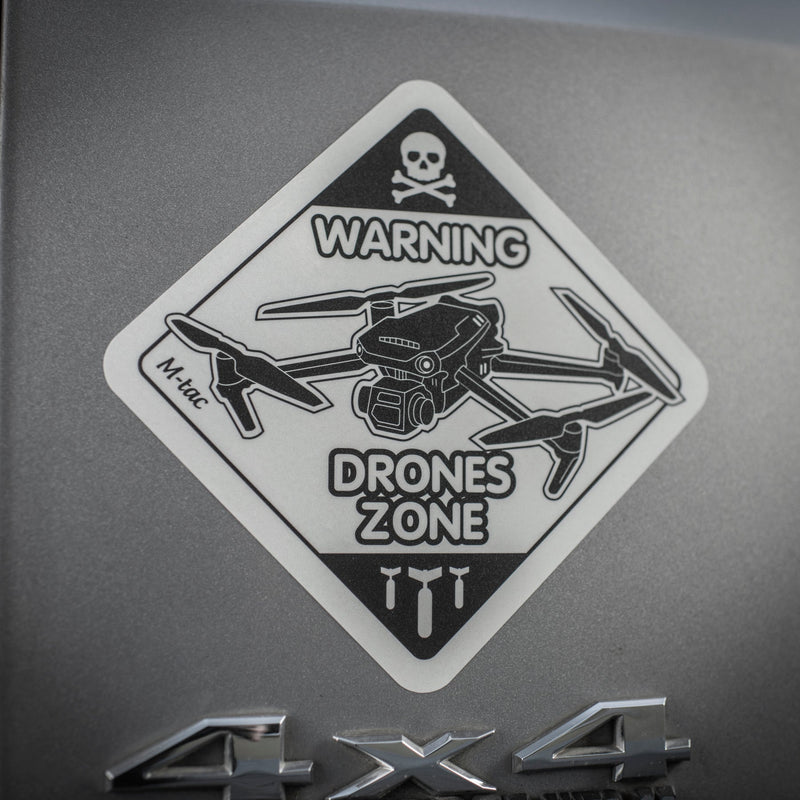 Load image into Gallery viewer, M-Tac Sticker Drones Zone Reflective
