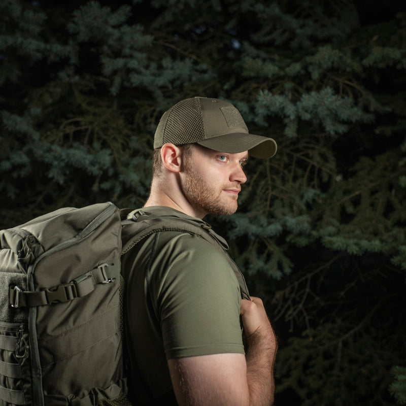 Load image into Gallery viewer, M‑Tac Baseball Cap Mesh Flex Ripstop with Loop Panel
