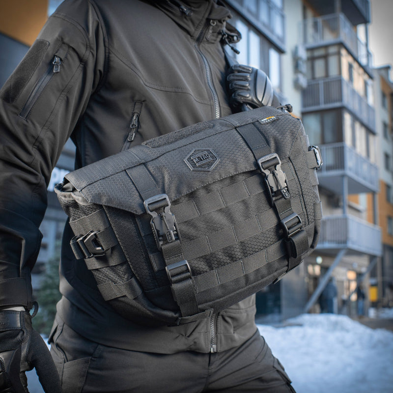 Load image into Gallery viewer, M-Tac Messenger Bag Elite Hex Black
