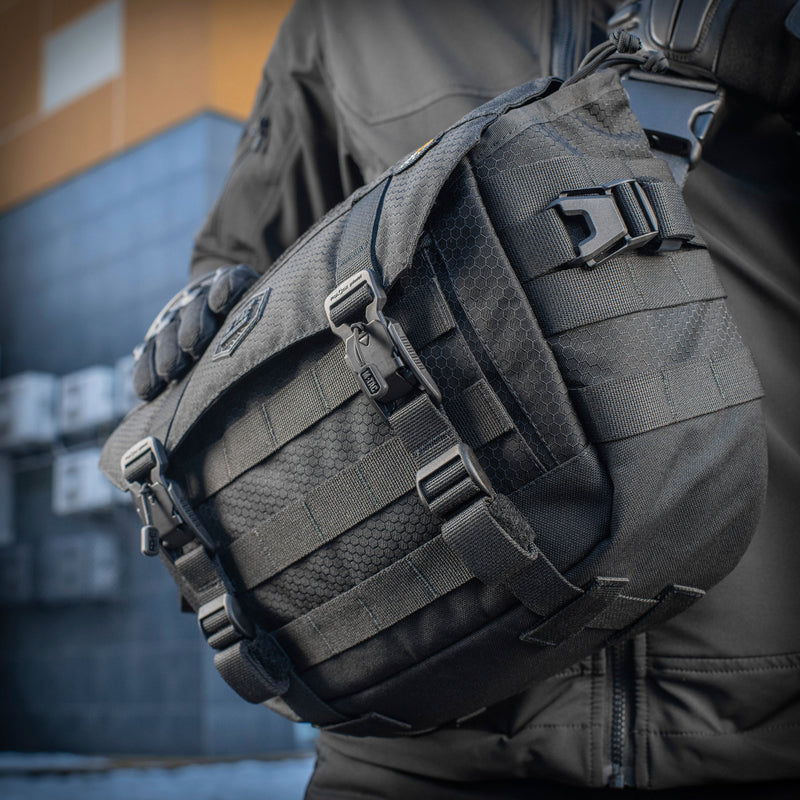Load image into Gallery viewer, M-Tac Messenger Bag Elite Hex Black
