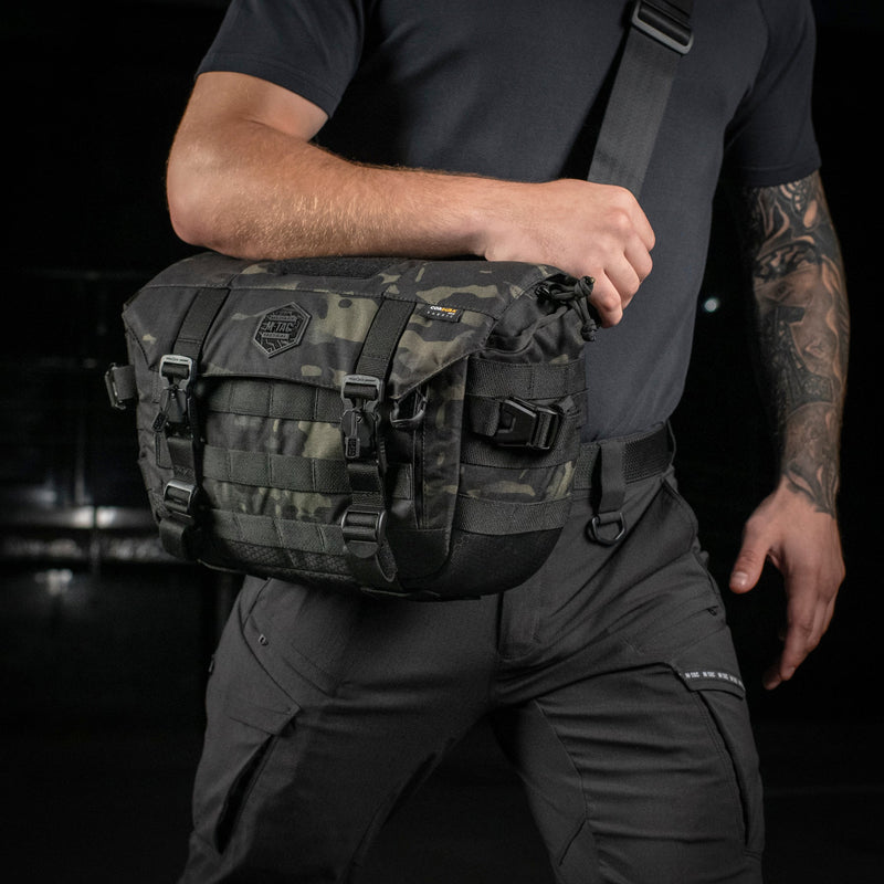 Load image into Gallery viewer, M-Tac Messenger Bag Elite Hex Black

