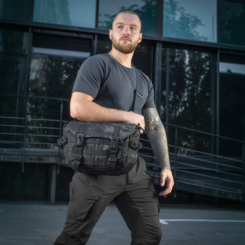 Load image into Gallery viewer, M-Tac Messenger Bag Elite Hex Black
