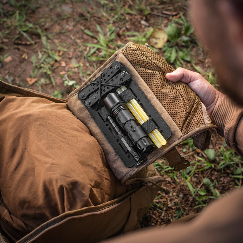 Load image into Gallery viewer, M-Tac Module Insert MOLLE 7.5"x4.5" Lasser Cut Black
