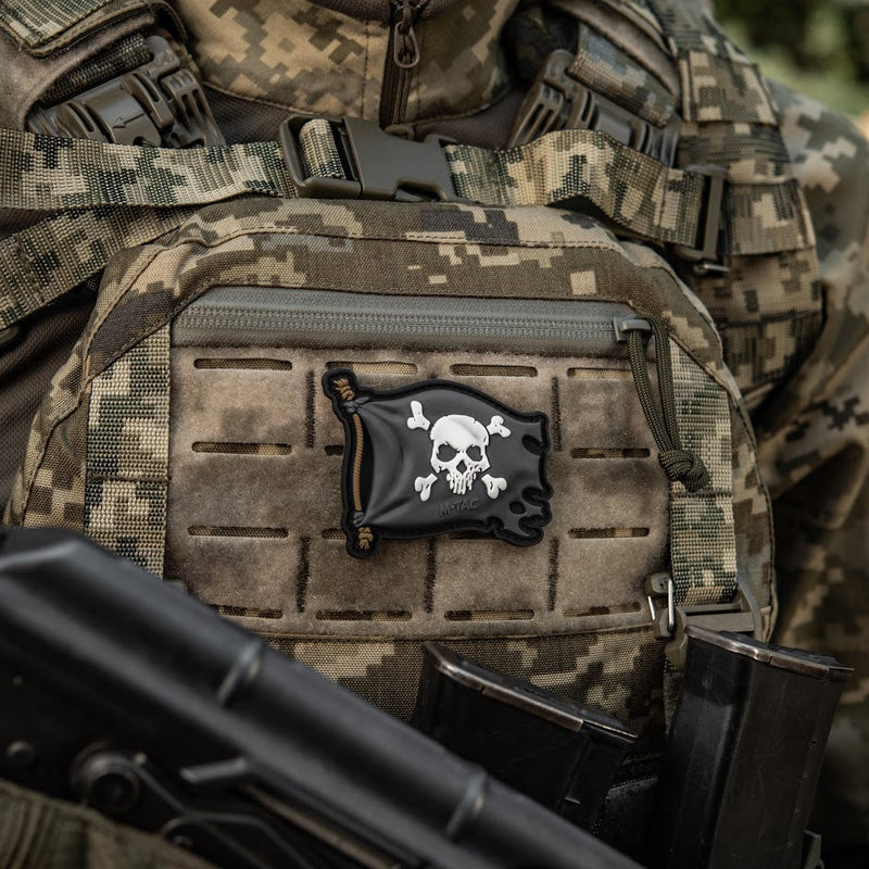 Load image into Gallery viewer, M-Tac Morale Patch Jolly Roger Pirate Flag
