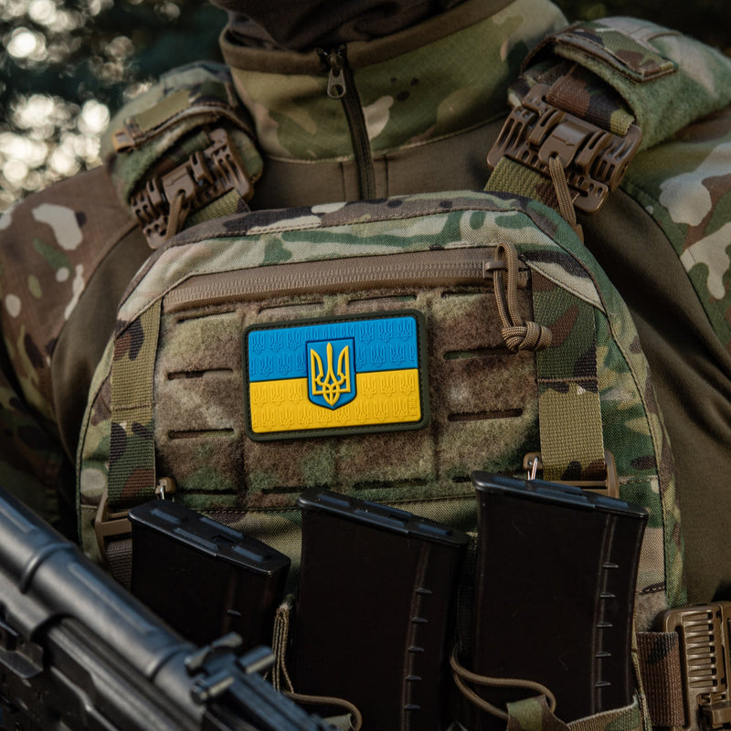 Load image into Gallery viewer, M-Tac Patch Ukraine Flag Embossed PVC
