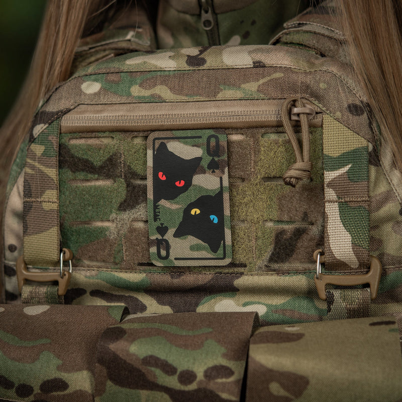 Load image into Gallery viewer, M-Tac Patch Queen of Spades Ornament
