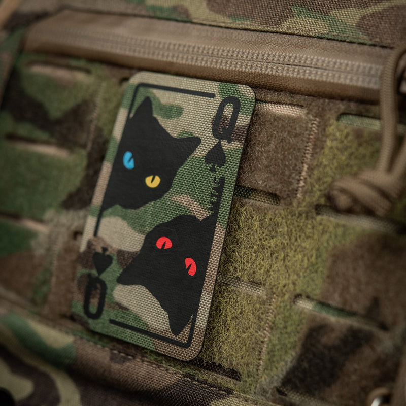 Load image into Gallery viewer, M-Tac Patch Queen of Spades Ornament
