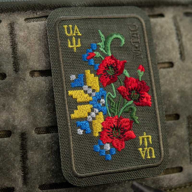 Load image into Gallery viewer, M-Tac Patch Ornament Poppy Embroidery

