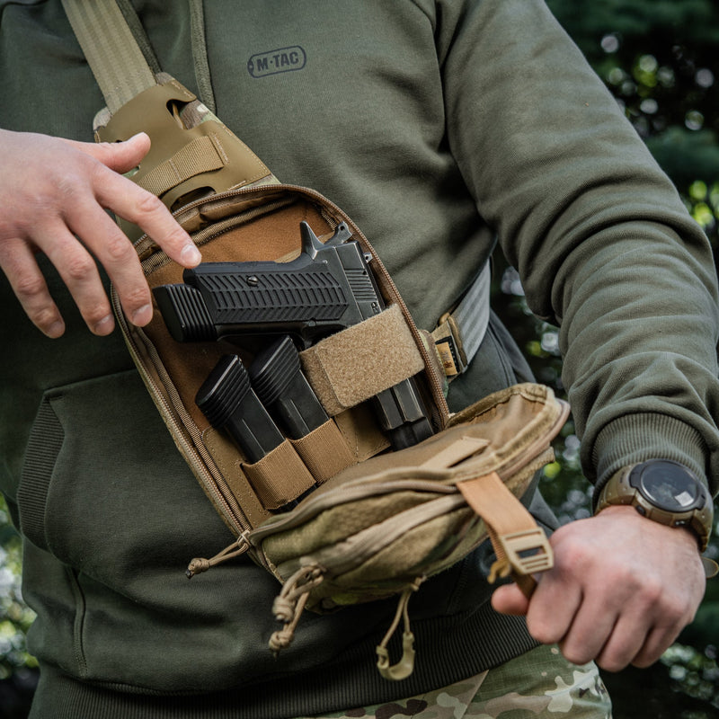 Load image into Gallery viewer, M-Tac Sling Pistol Bag with Loop Panel Elite
