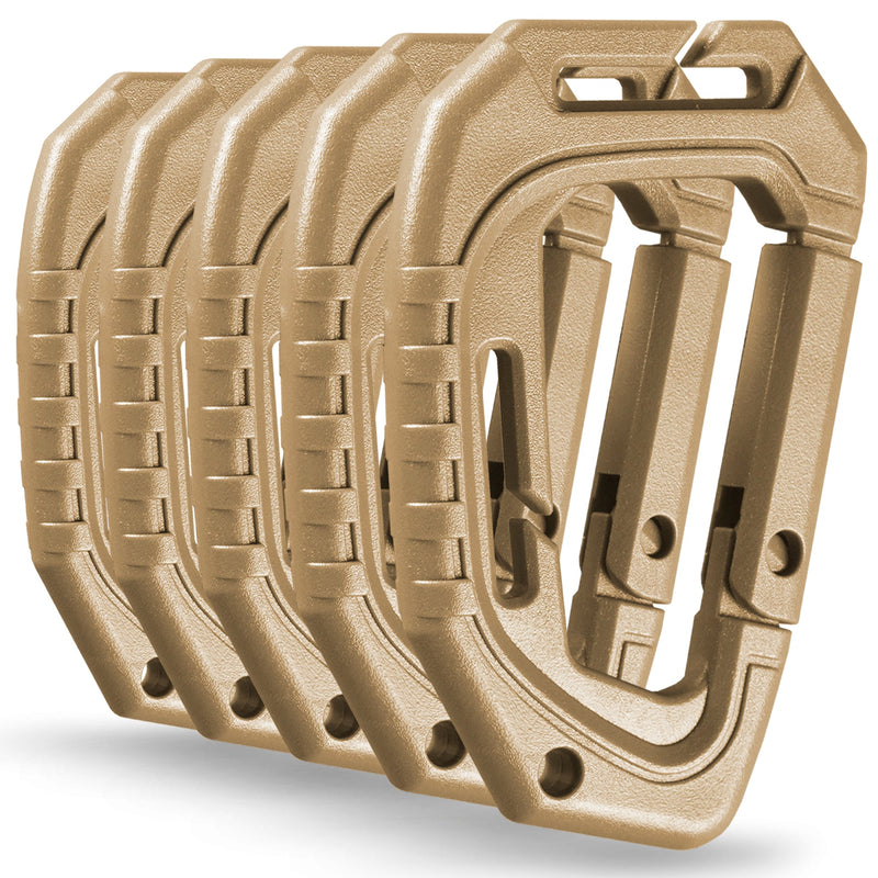 Load image into Gallery viewer, M-Tac Plastic Tactical Carabiners (Set of 5)
