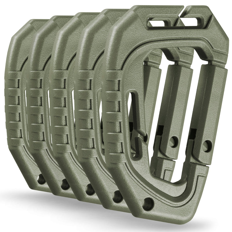 Load image into Gallery viewer, M-Tac Plastic Tactical Carabiners (Set of 5)
