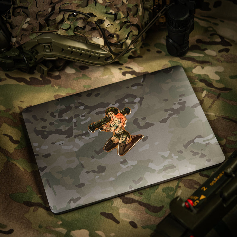 Load image into Gallery viewer, M-Tac Morale Sticker Tactical Girl
