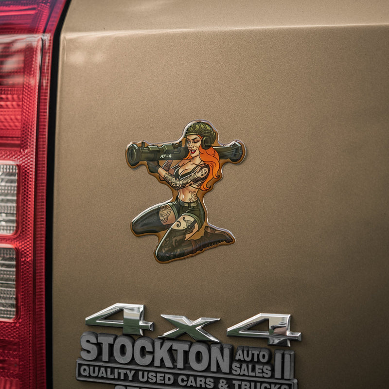 Load image into Gallery viewer, M-Tac Morale Sticker Tactical Girl
