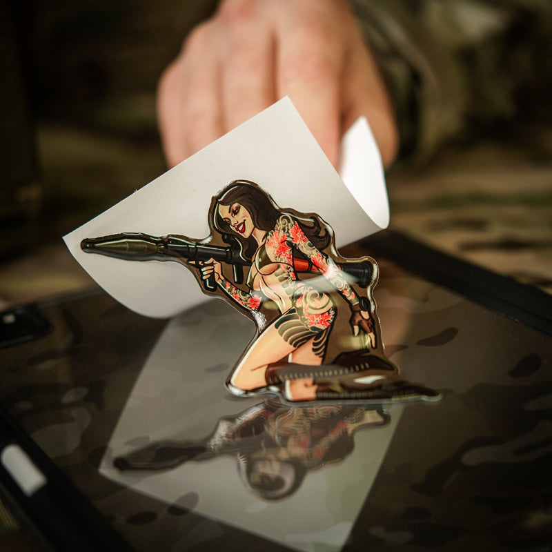 Load image into Gallery viewer, M-Tac Morale Sticker Tactical Girl
