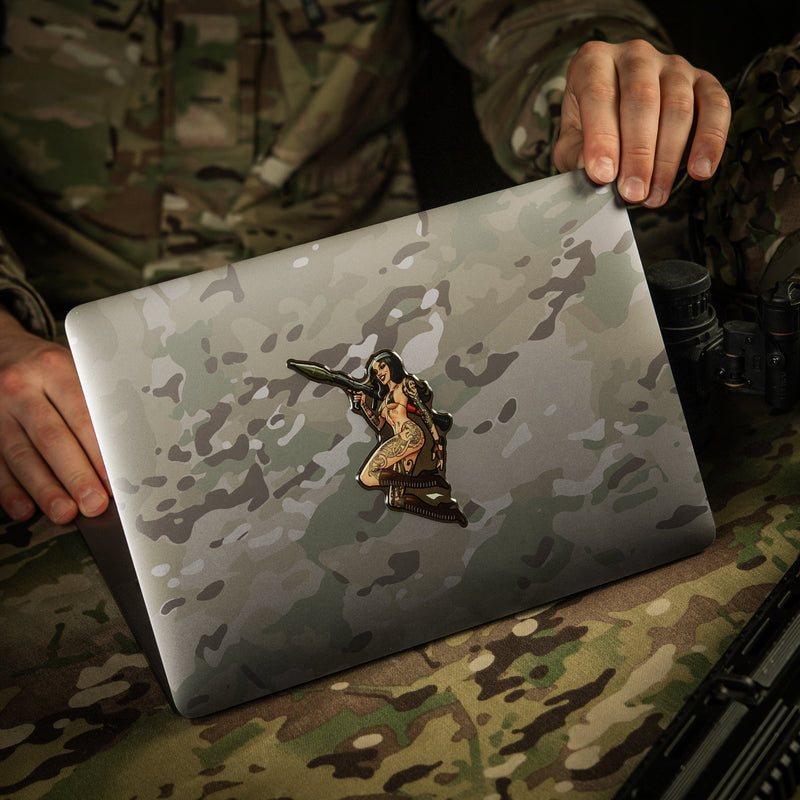 Load image into Gallery viewer, M-Tac Morale Sticker Tactical Girl
