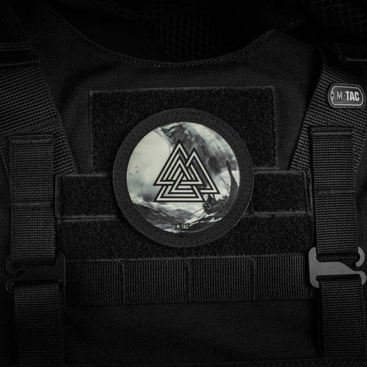 M-Tac Patch Walknut/Drakkar Round (3 inches)