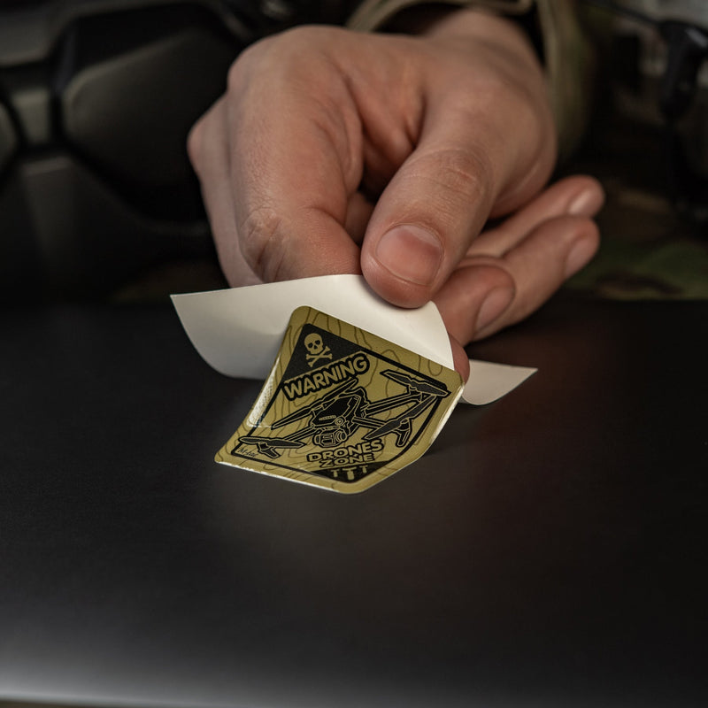 Load image into Gallery viewer, M-Tac Embossed Sticker Drones Zone
