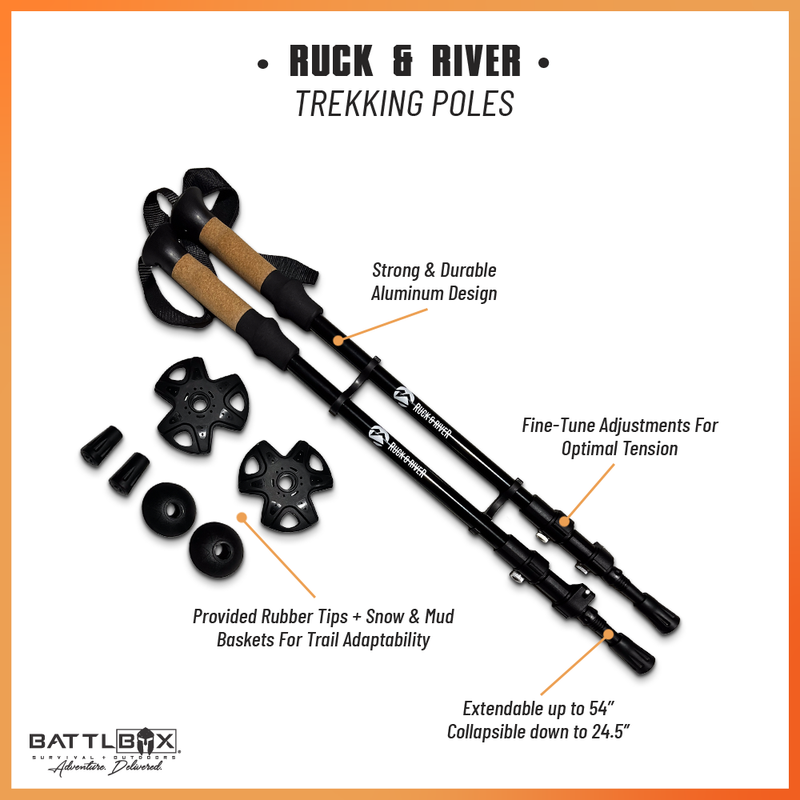 Load image into Gallery viewer, Ruck &amp; River Trekking Poles
