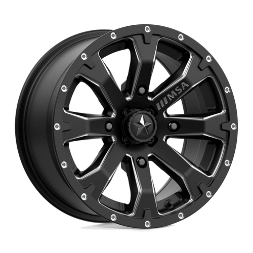 Msa Offroad Wheels M42 Bounty Satin Black Milled